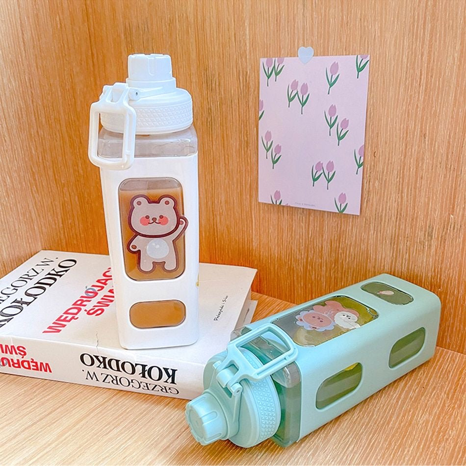 Kawaii Cute Water Bottle 700Ml | LoopLuxe
