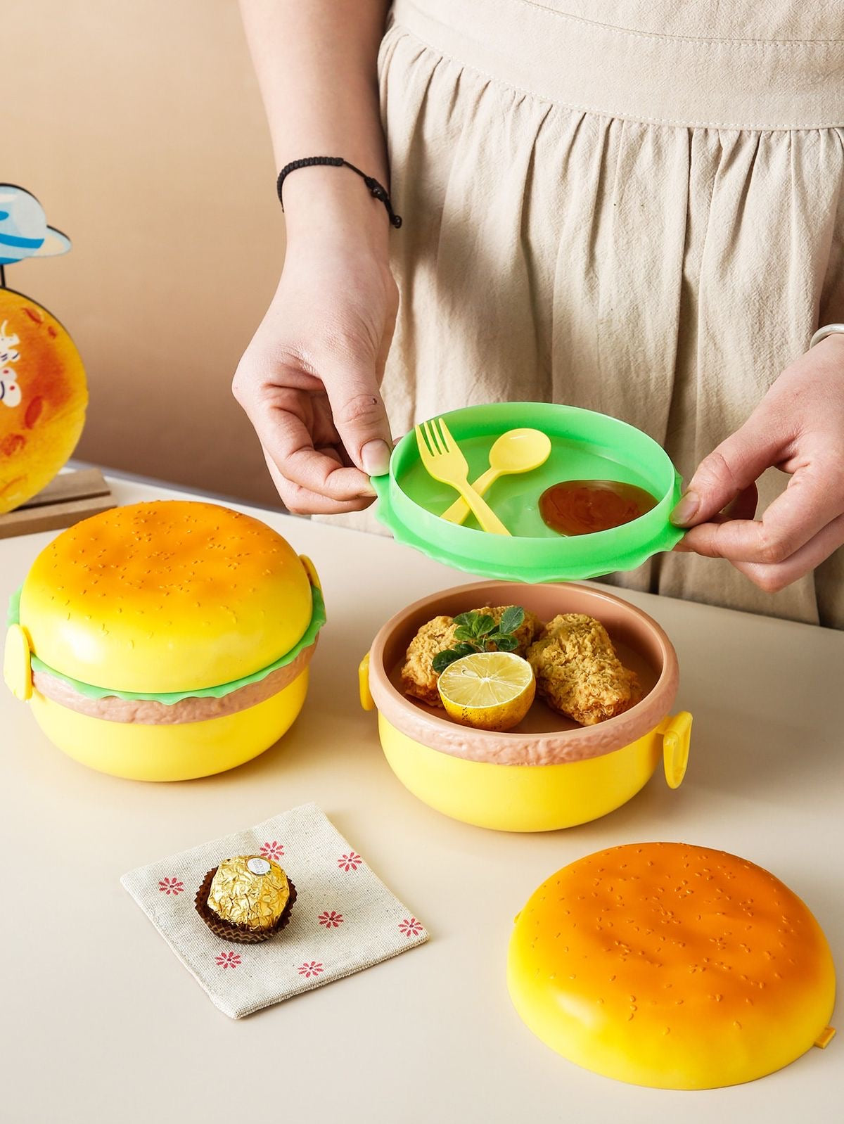 Burger Lunch Box | LoopLuxe