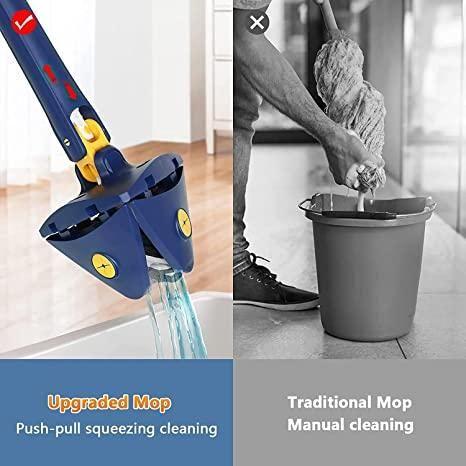 Triangle Squeezing Cleaning Mop | LoopLuxe