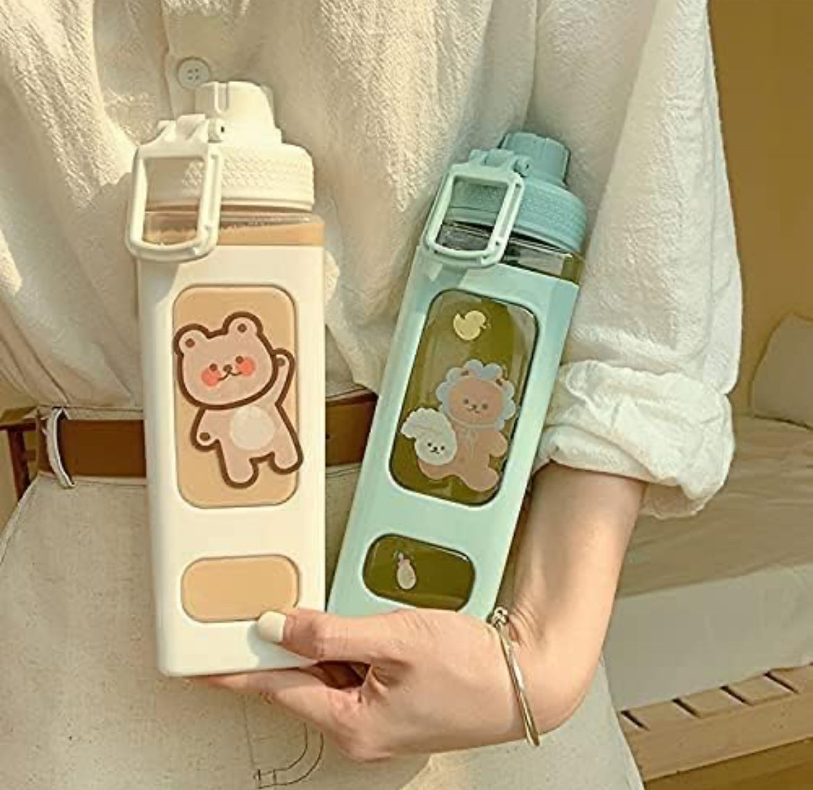 Kawaii Cute Water Bottle 700Ml | LoopLuxe