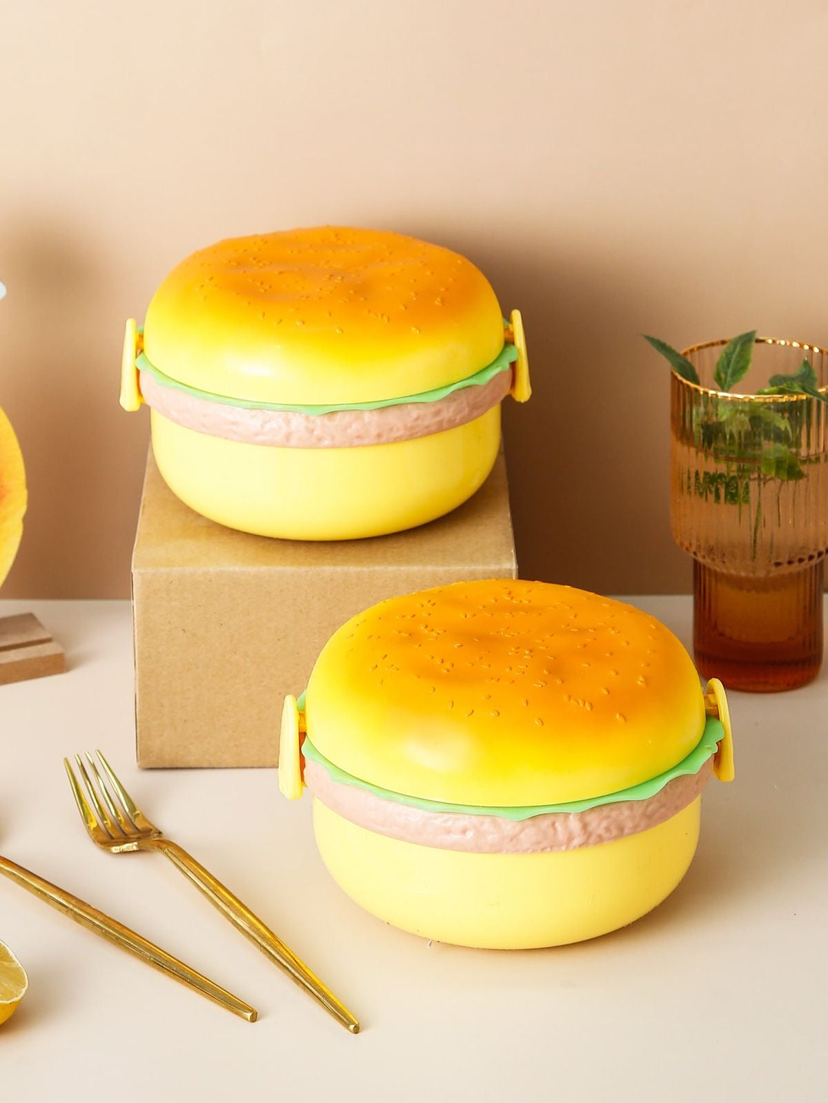 Burger Lunch Box | LoopLuxe