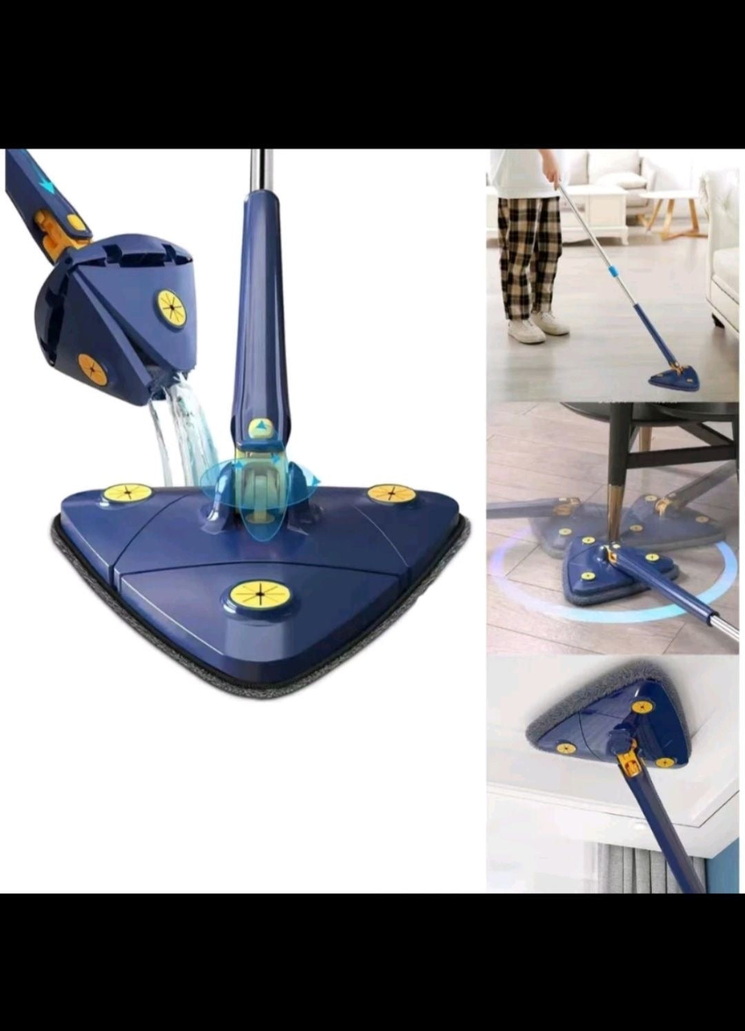 Triangle Squeezing Cleaning Mop | LoopLuxe