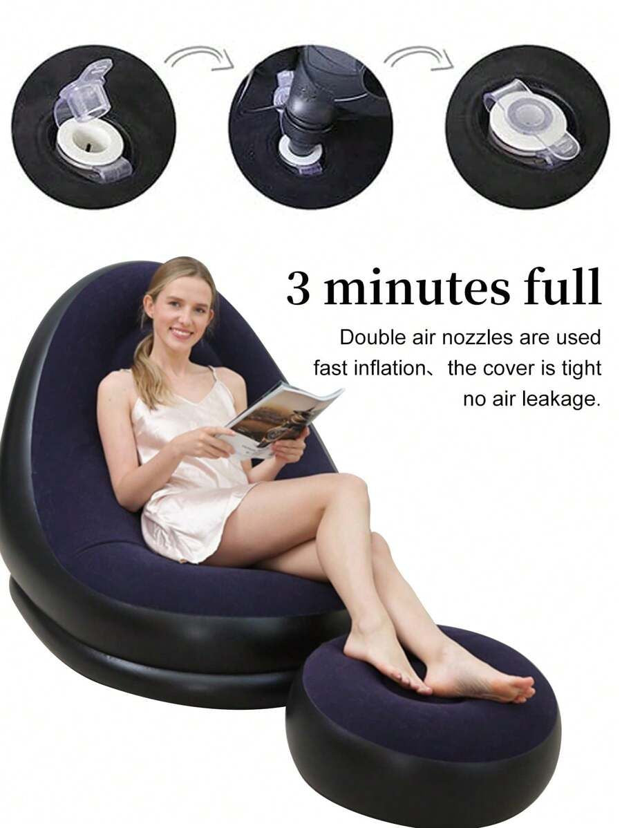 Air Sofa Lounge Footstool With Air Pump | LoopLuxe