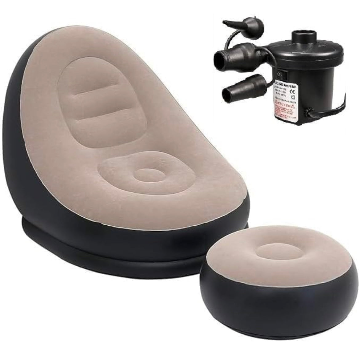 Air Sofa Lounge Footstool With Air Pump | LoopLuxe