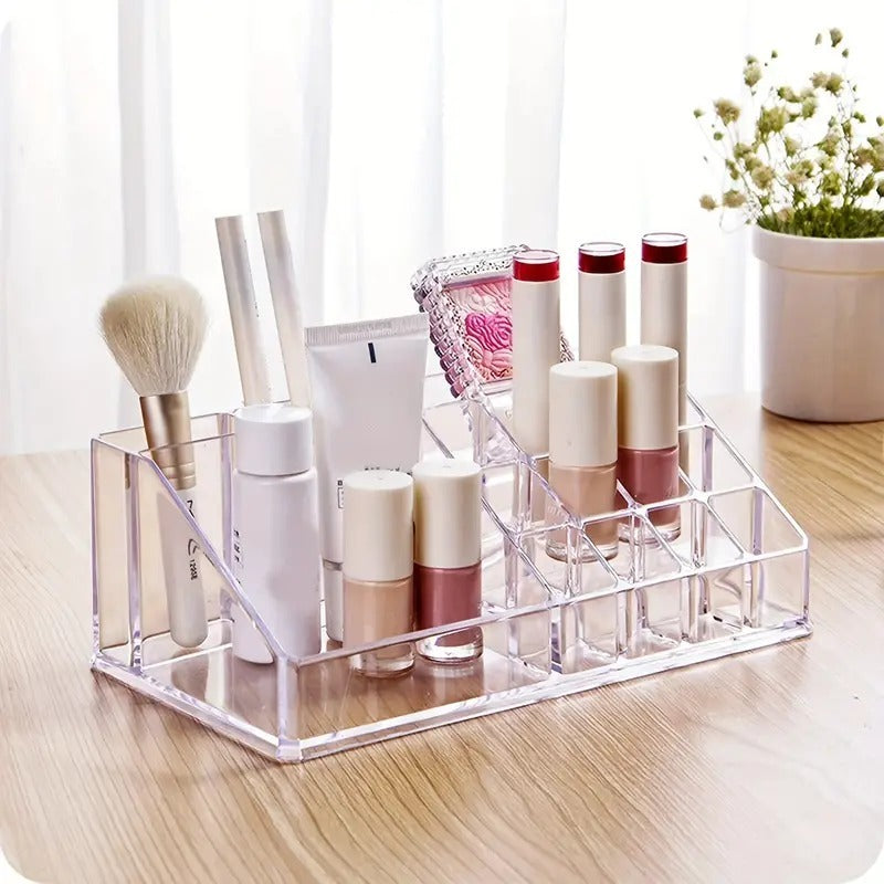 16 Section Cosmetic Makeup Display | LoopLuxe