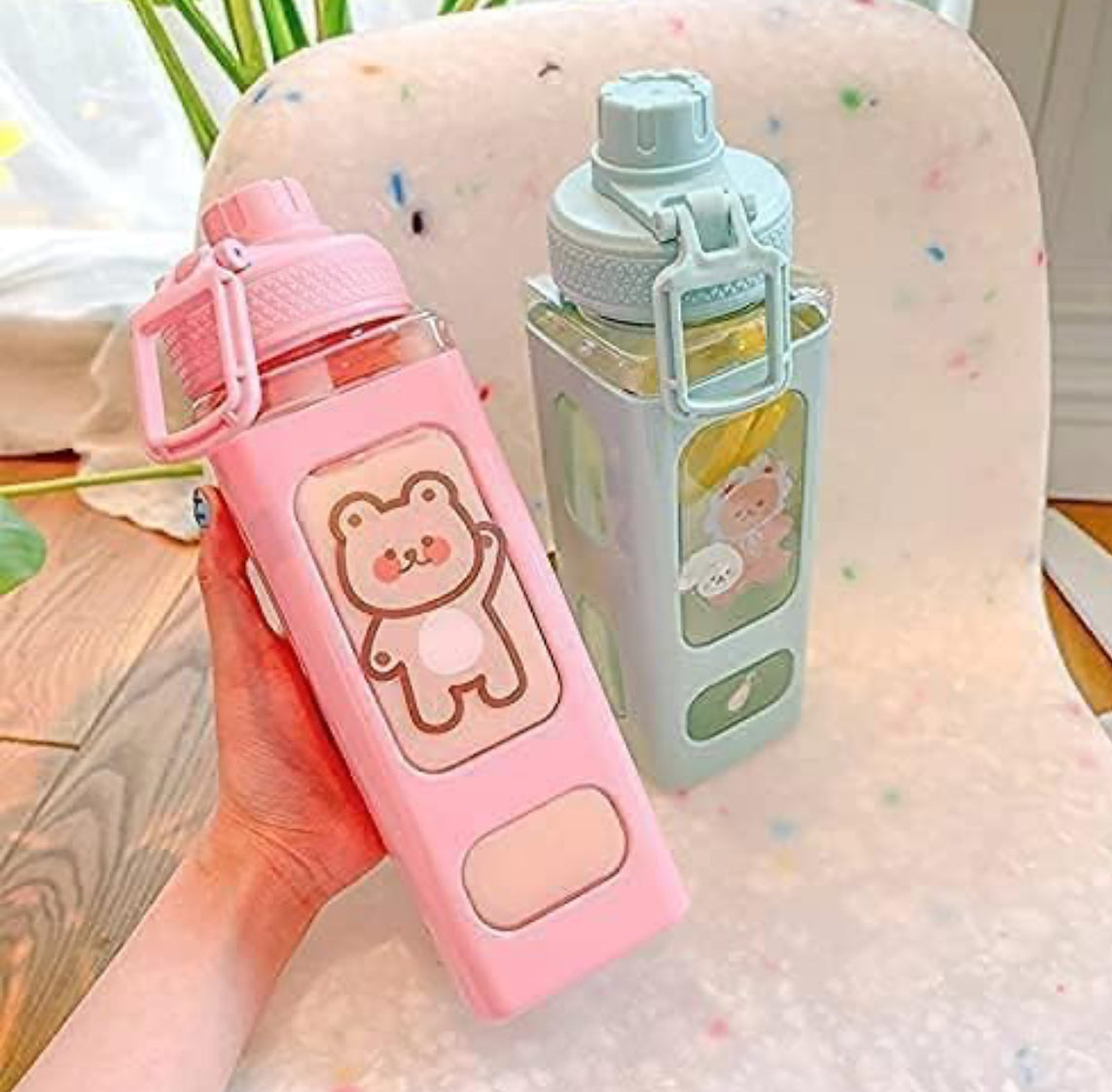 Kawaii Cute Water Bottle 700Ml | LoopLuxe