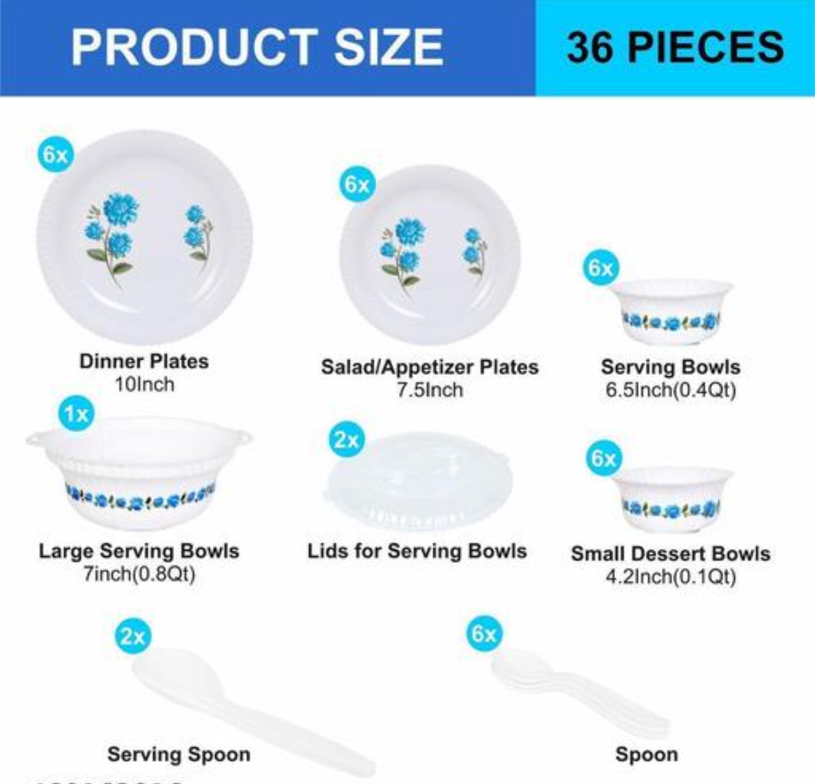 Dinner Set 36 Pc | LoopLuxe