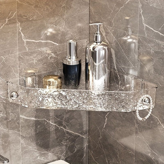 Bathroom Acrylic Corner Shelf | LoopLuxe