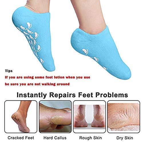 Moisturising Gel Socks With Grip (2 Pc) | LoopLuxe