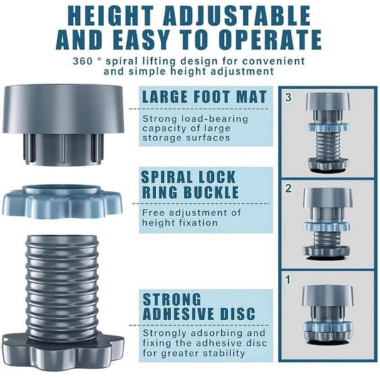 Washing Machine Anti Vibrations Pads (4 Pc) | LoopLuxe