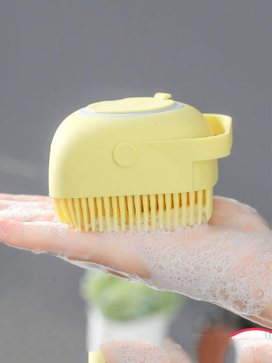 Soft Silicone Bath Brush with Hook | LoopLuxe