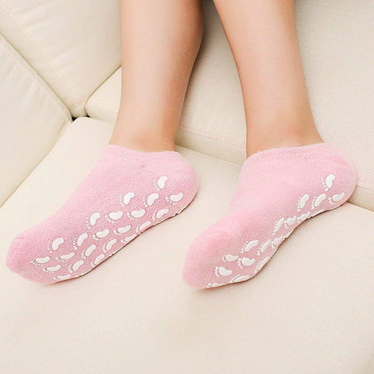 Moisturising Gel Socks With Grip (2 Pc) | LoopLuxe