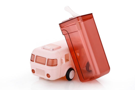 Bus Water Bottle With Sipper Straw | LoopLuxe