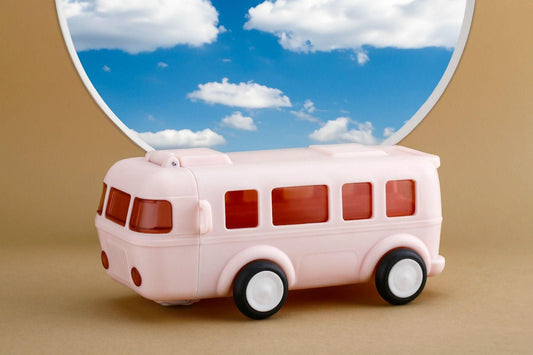 Bus Water Bottle With Sipper Straw | LoopLuxe