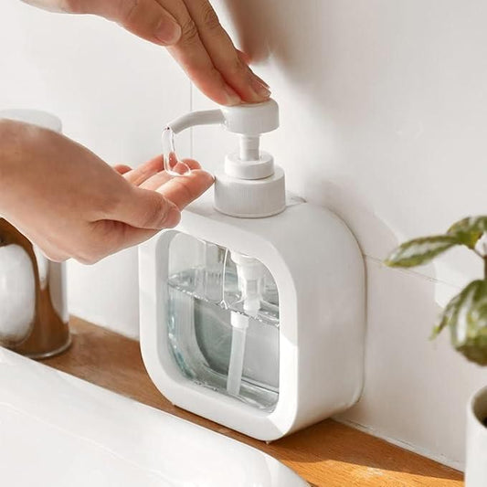 Modern Transparent Lotion Dispenser | LoopLuxe