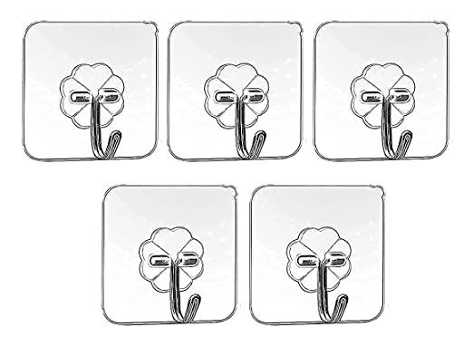 Self Adhesive Wall Hanging Hooks (Pack Of 15) | LoopLuxe