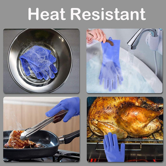 Silicone Cleaning Gloves (Pack Of 2) | LoopLuxe