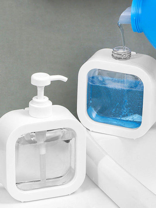 Modern Transparent Lotion Dispenser | LoopLuxe