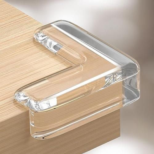 Transparent Corner Protector 4Pc | LoopLuxe