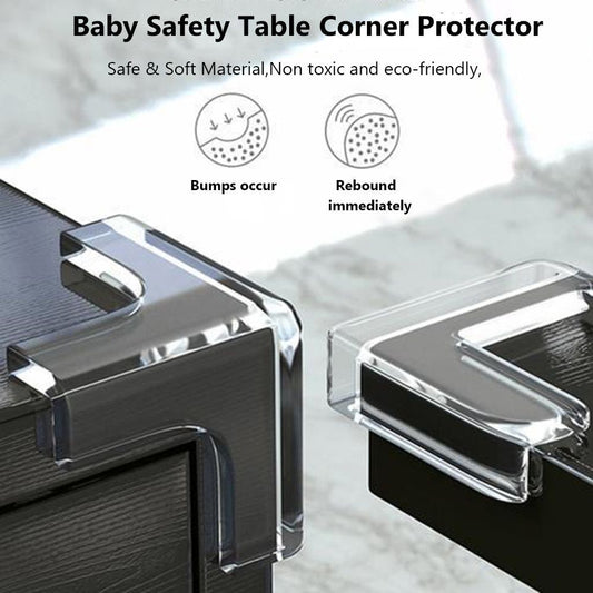 Transparent Corner Protector 4Pc | LoopLuxe
