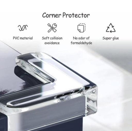 Transparent Corner Protector 4Pc | LoopLuxe