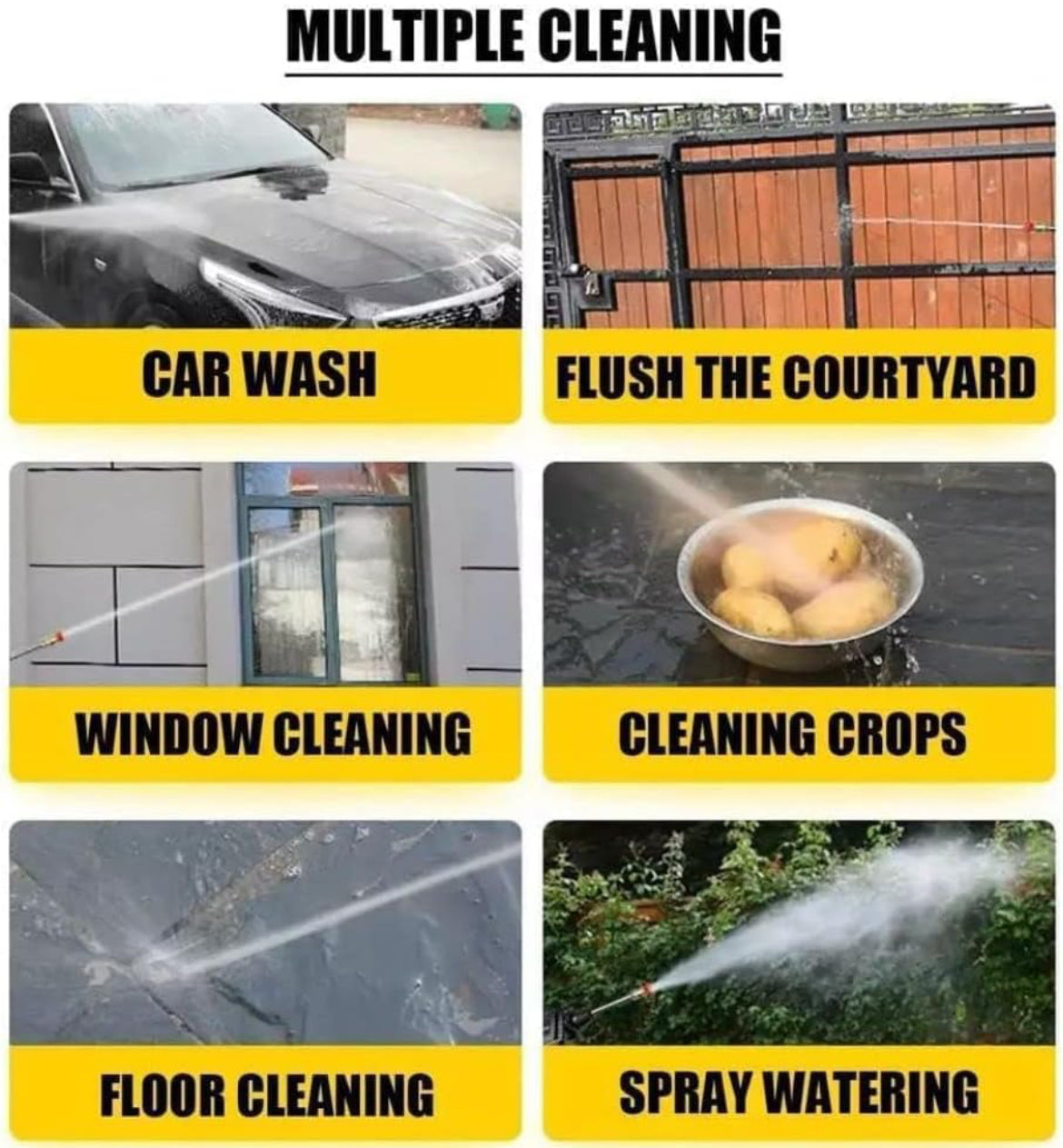 Portable Water Pressure Gun With 2 Battery 48V | LoopLuxe