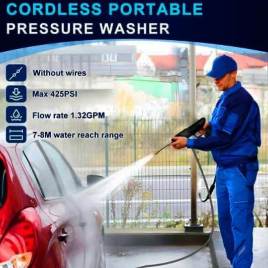 Portable Water Pressure Gun With 2 Battery 48V | LoopLuxe