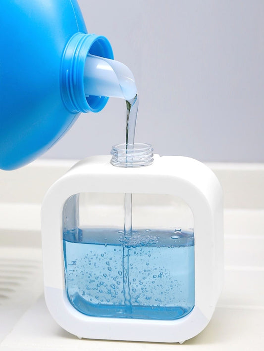 Modern Transparent Lotion Dispenser | LoopLuxe