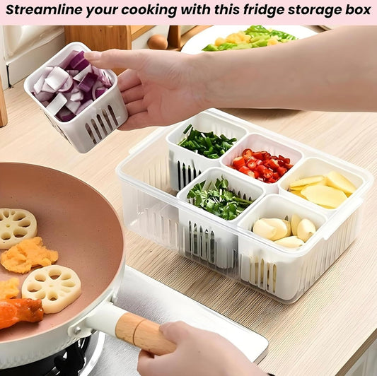 6 Grid Storage Box | LoopLuxe