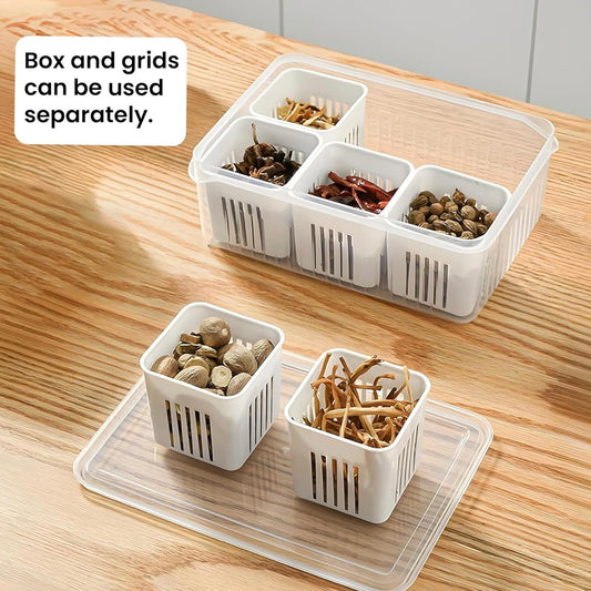 6 Grid Storage Box | LoopLuxe