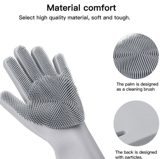 Silicone Cleaning Gloves (Pack Of 2) | LoopLuxe