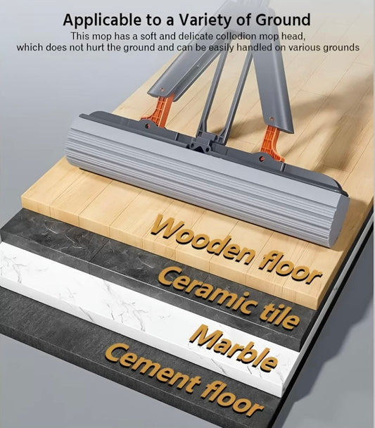 Foldable Floor Cleaning Mop | LoopLuxe