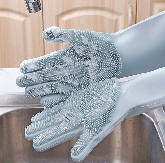 Silicone Cleaning Gloves (Pack Of 2) | LoopLuxe
