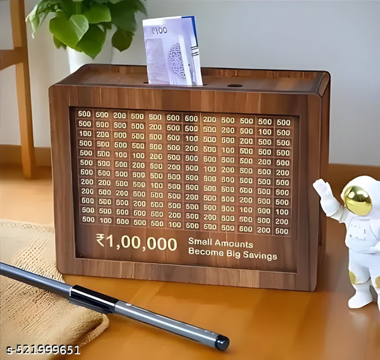 Wooden Money Bank | LoopLuxe