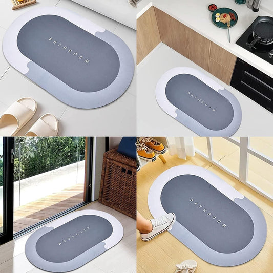 Water Absorbing Anti Slip Floor Mat | LoopLuxe