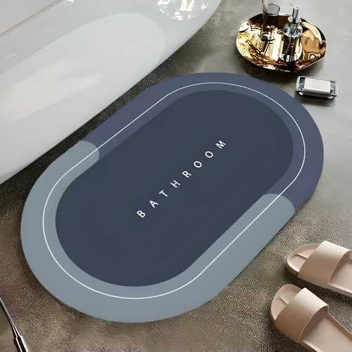 Water Absorbing Anti Slip Floor Mat | LoopLuxe