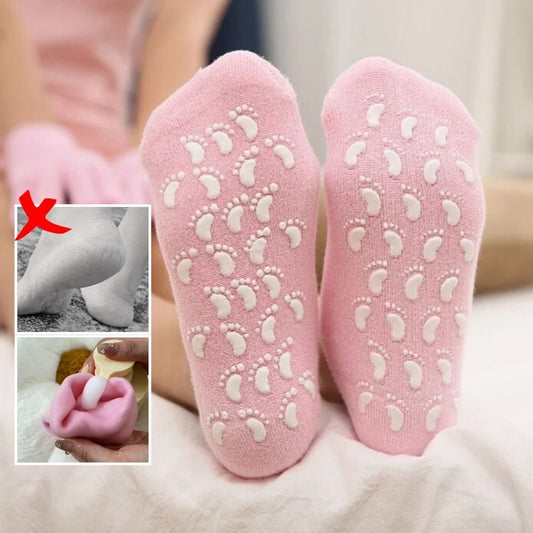 Moisturising Gel Socks With Grip (2 Pc) | LoopLuxe