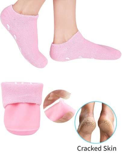 Moisturising Gel Socks With Grip (2 Pc) | LoopLuxe